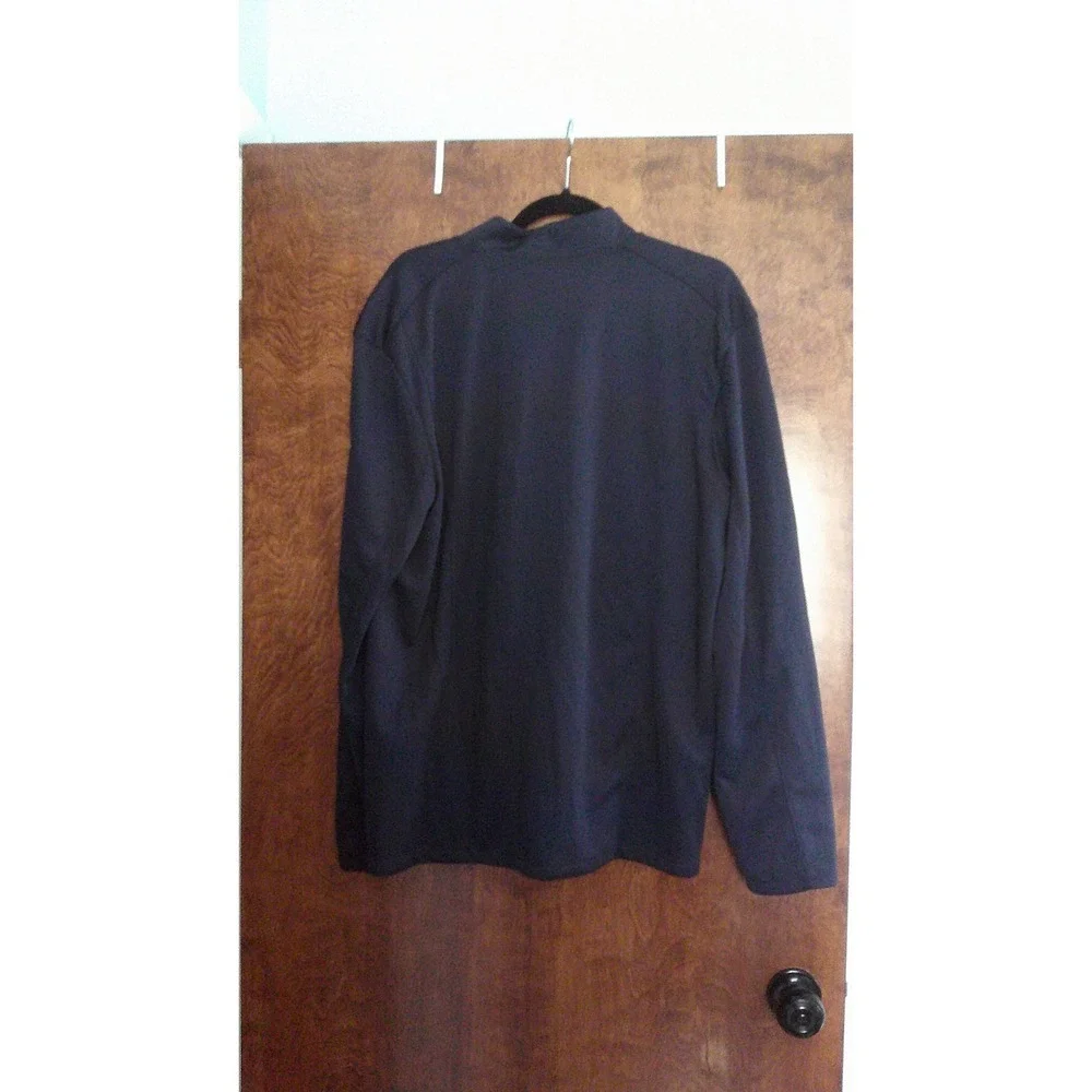 Jordan Marquette Golden Eagles Jacket Mens Large Navy Excellent Full‎ Zip Elite
